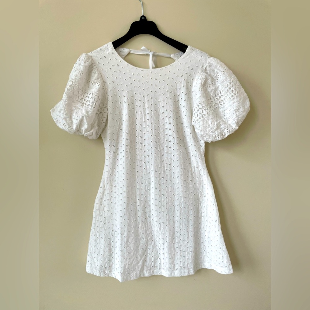 Free People Women's Cotton Apricot Rose Mini
Dress - Picture 5 of 9